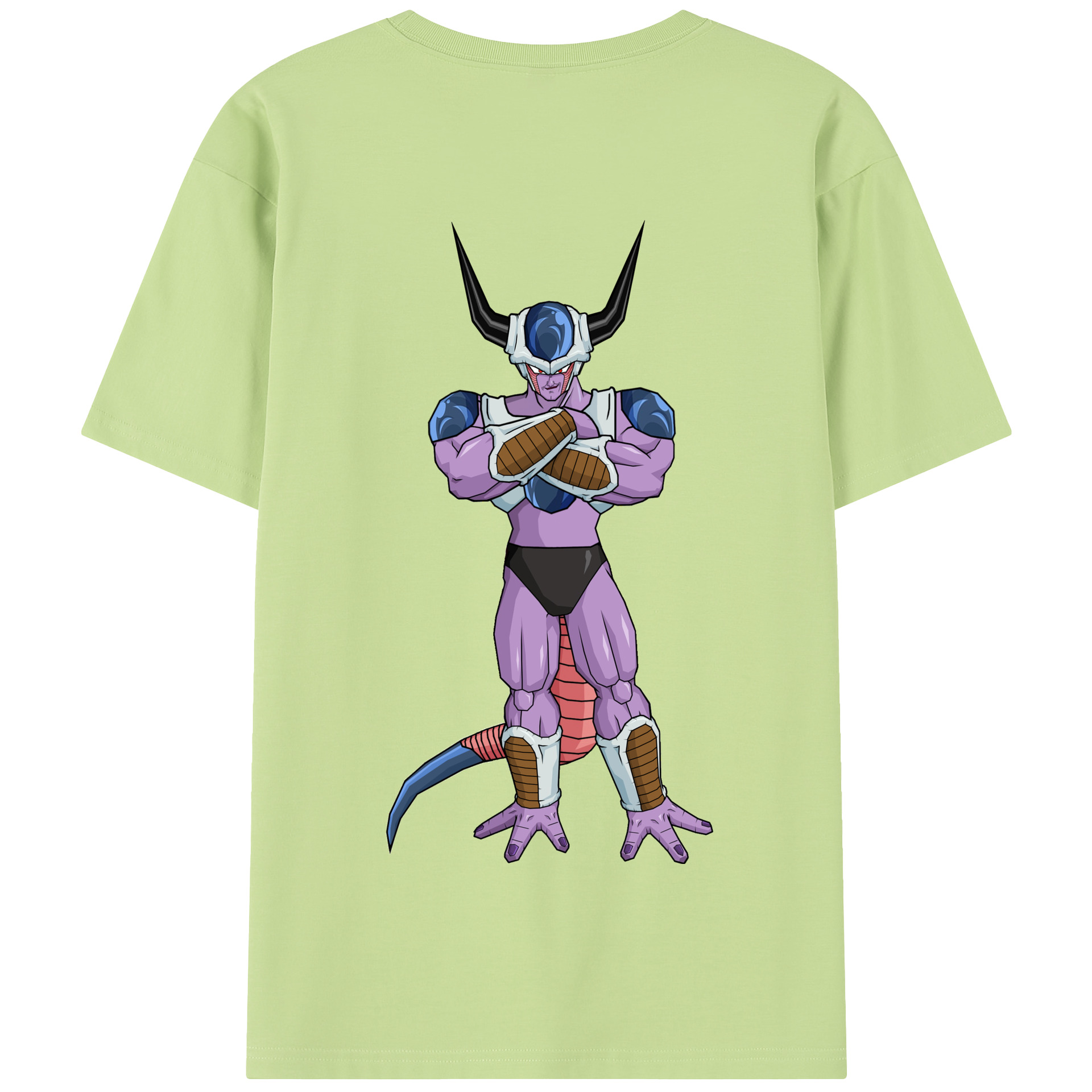 （画像用） ドラゴンボール フリーザ DRAGON BALL Frieza 綿100％半袖Tシャツ（背面プリント）